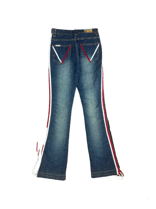 Alcolt Flare Tagged Jeans