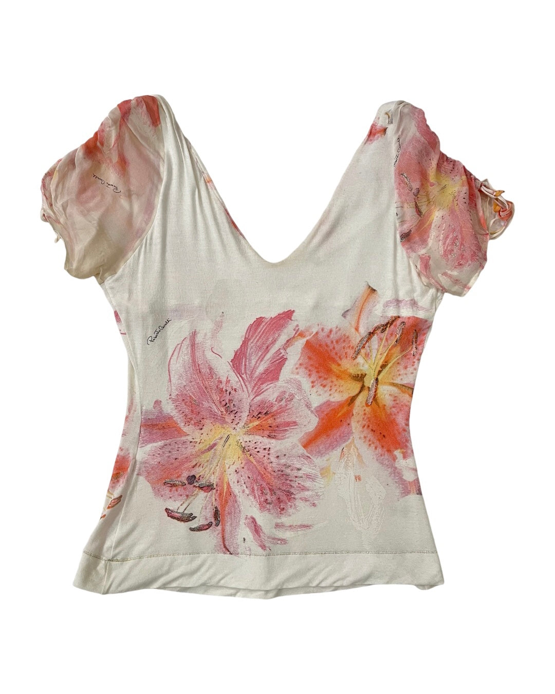 Roberto Cavalli Floral Blouse