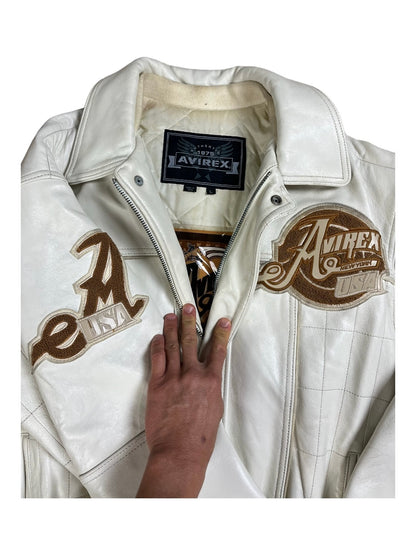 Vintage Avirex Leather NYC Jacket