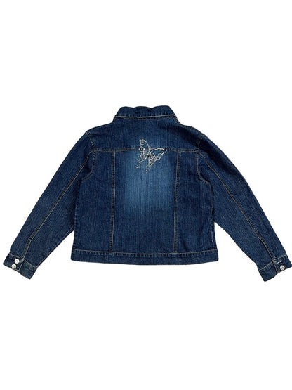 Vintage Y2K Butterfly Denim Jacket