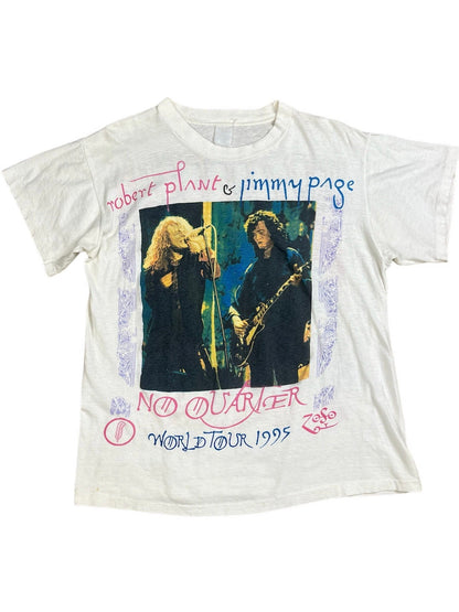 Vintage 1995 Led Zeppelin No Quarter Robert Plant And Jimmy Page Single Stitch Shirt