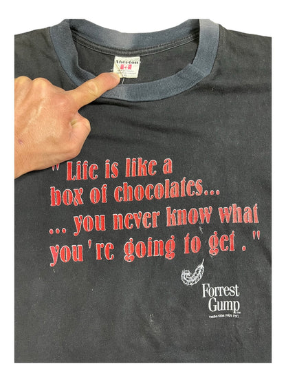 Vintage Forrest Gump Life Is Like A Box Of Chocolates Single Stitch Shirt