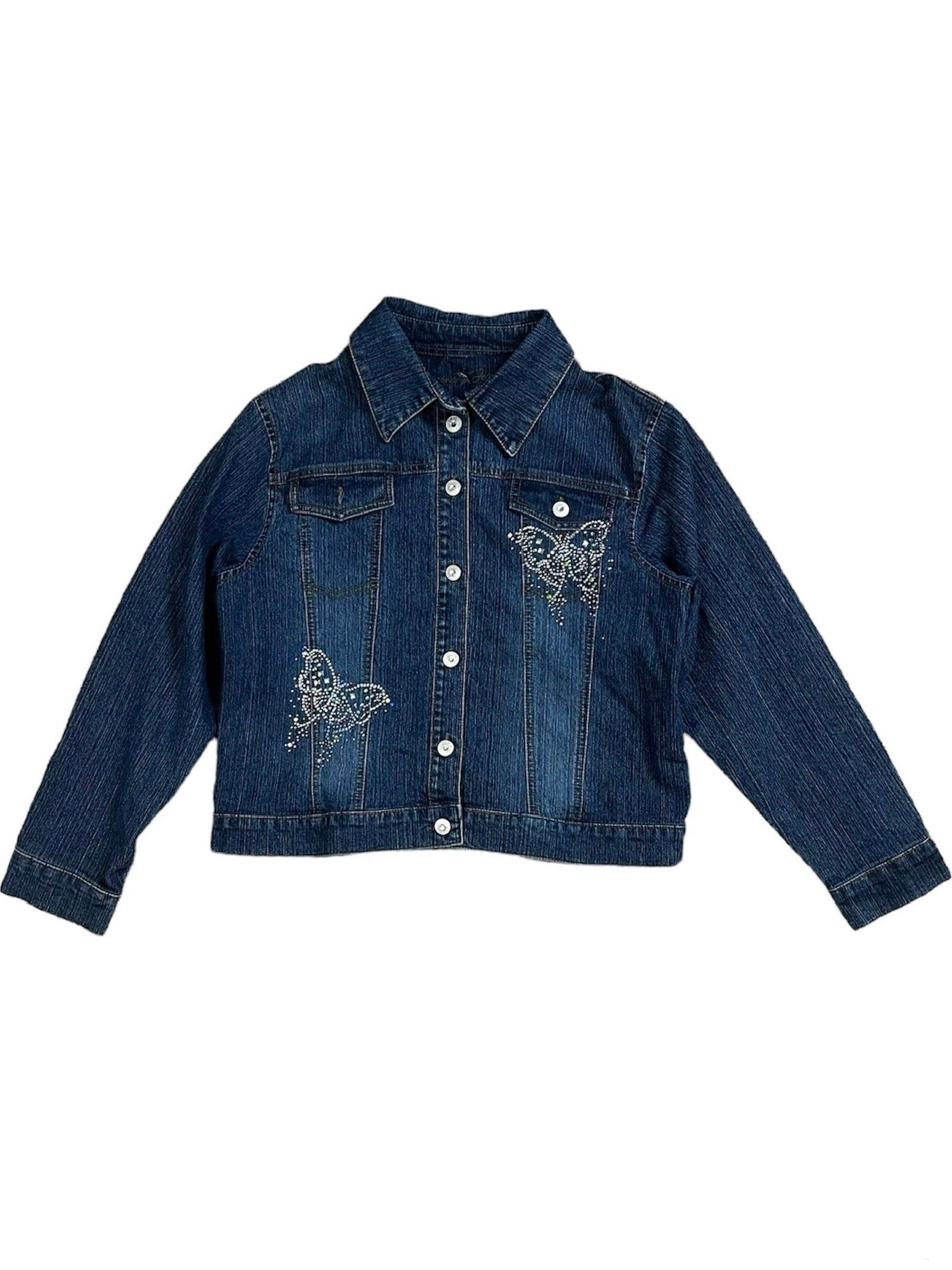 Vintage Y2K Butterfly Denim Jacket