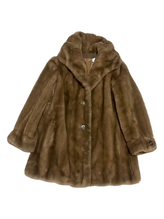 Vintage Faux Fur Brown Coat