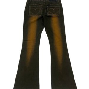 Earth Tones Flare Jeans