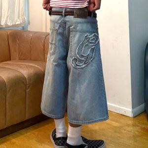 Y2K G Unit Jorts