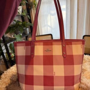 Coach Plaid Shoulder Bag