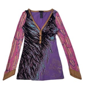 Vintage Custo Barcelona Feathers Tee