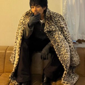 Vintage Leopard Print Coat