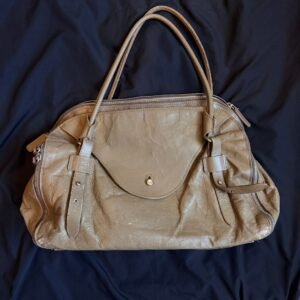 Furla Green Leather Tote Bag
