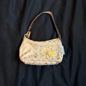 Coach Signature Canvas Accessory Pouch Handbag