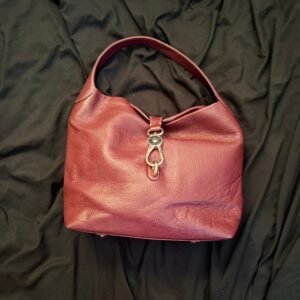 Dooney & Bourke Logo Pebble Leather Hobo Bag