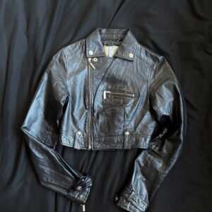 Lipsy London Crop Leather Jacket