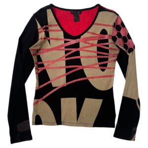 Vintage Custo Barcelona Graphic Long Sleeve