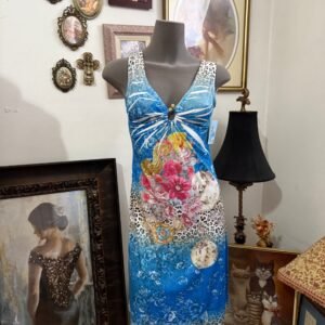 Vintage Floral Midi Dress