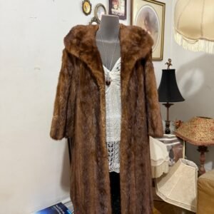 Vintage Brown Mink Coat