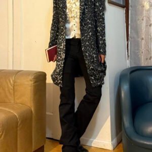 Cheetah Print Coat
