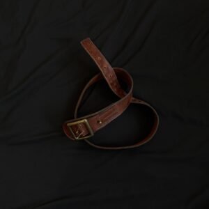 Vintage Brown Leather Belt