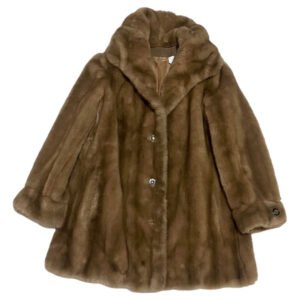 Vintage Faux Fur Brown Coat