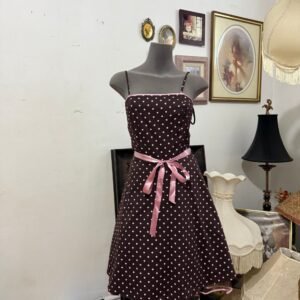 Vintage Pulse Babydoll Polka Dot Dress