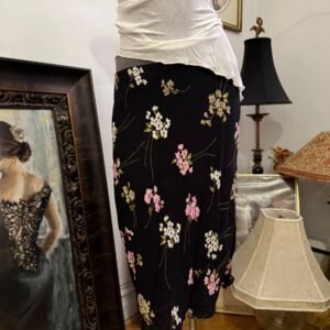Loft Silk Floral Skirt