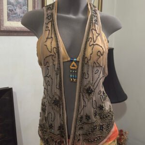 Ecote Mesh Beaded Vest