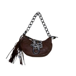Guess Genuine Leather Mini Shoulder Bag