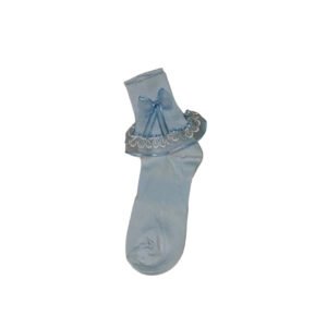 Frilly Lace Socks With Bow