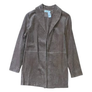 Coldwater Creek Suede Leather Blazer