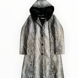 Kathy Ireland Phyton Hooded Coat