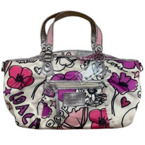 Coach Poppy Petal Print Rocker Purse