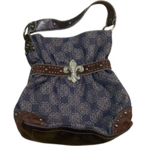 Kathy Van Zeeland Fleur De Lis Purse