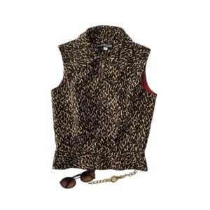 Vintage Forwear NewYork Leopard Print Blouse