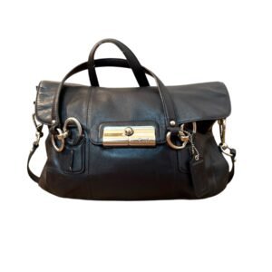 Coach E1126 Kristin Black Shoulder Satchel Bag