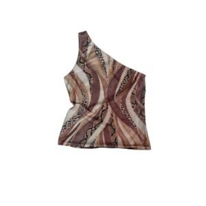 Vintage Cheryl Animal Print Top