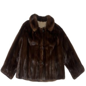 Vintage Mink Crop Fur Coat